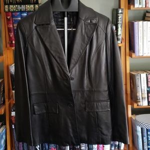 Jone New York Womens leather coat